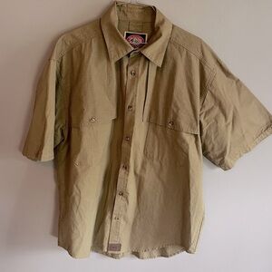 The Australian Outback Collection Men's XL Button Down T-Shirt Made in Canada